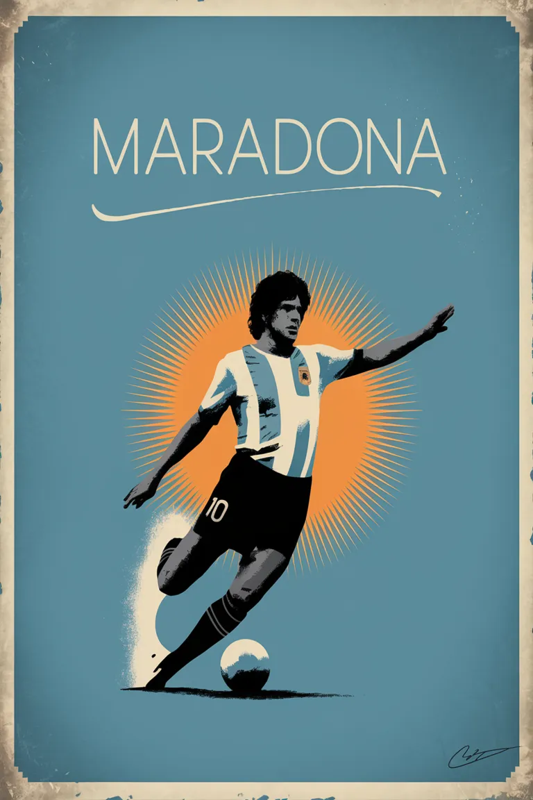 Maradona Inmortal Póster